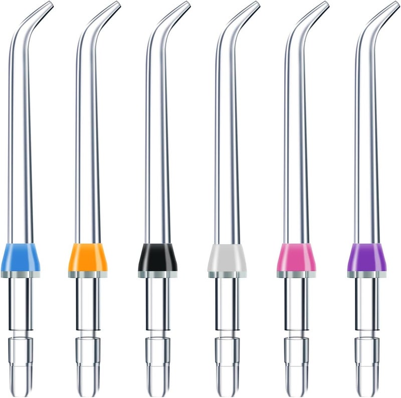 Hwxtoxy Replacement Tips for Waterpik Water Flosser Classic Jet Tips Waterpik' Replacement Parts and Other Oral Irrigators (6 Classic Jet Tips) - Image 1